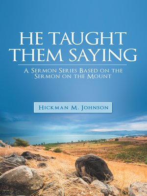 cover image of He Taught Them Saying